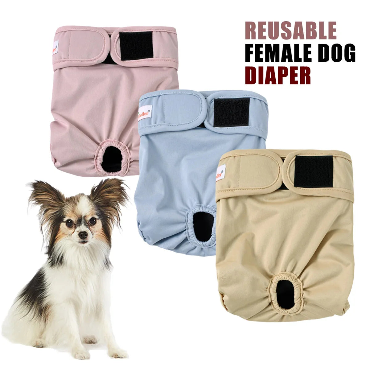 Reusable Leak-proof Female Dog Nappy